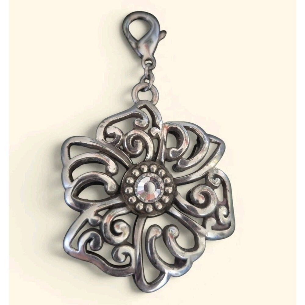 Brighton Flower Pendant Large Crystal